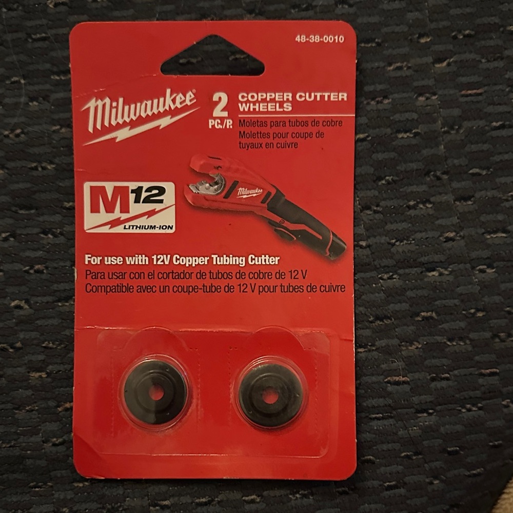 Milwaukee Copper Cutter Wheels - Red